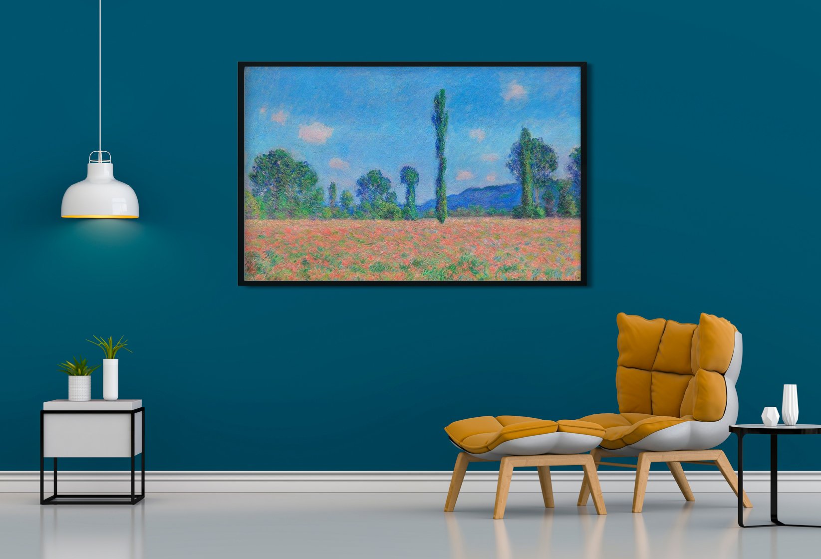 Landscape Artists Claude Monet Painting - Meri Deewar 3 : 2 Horizontal Premium Wall Art Canvas by MeriDeewar