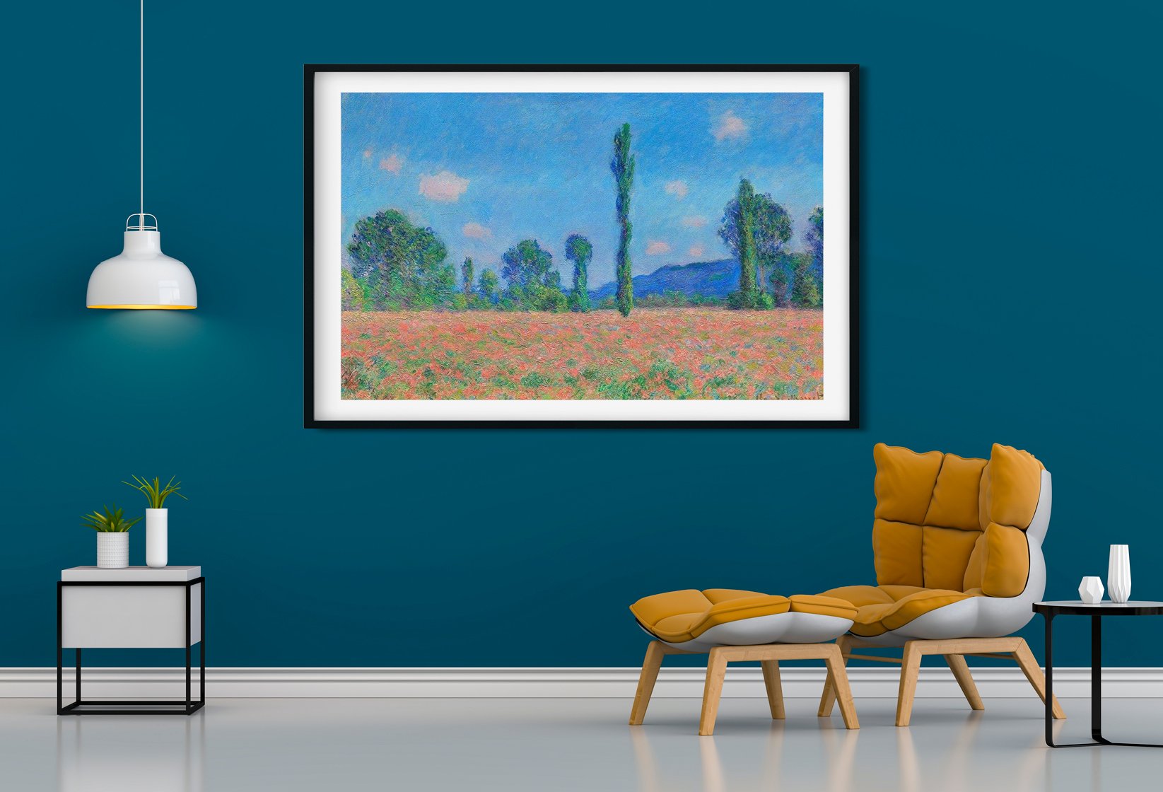 Landscape Artists Claude Monet Painting - Meri Deewar 3 : 2 Horizontal Premium Wall Art Canvas by MeriDeewar
