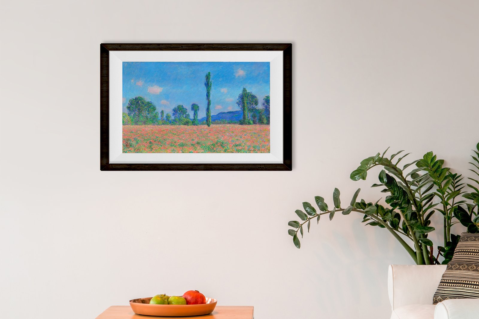 Landscape Artists Claude Monet Painting - Meri Deewar 3 : 2 Horizontal Premium Wall Art Canvas by MeriDeewar