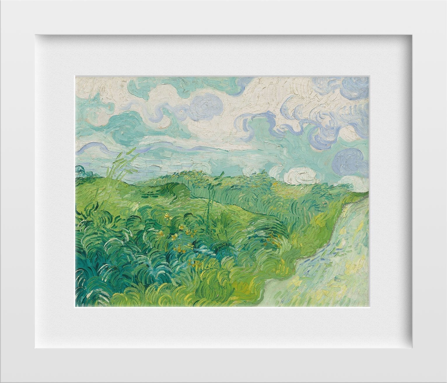 Landscape Painting - Meri Deewar 5 : 4 Horizontal Premium Wall Art Canvas by MeriDeewar