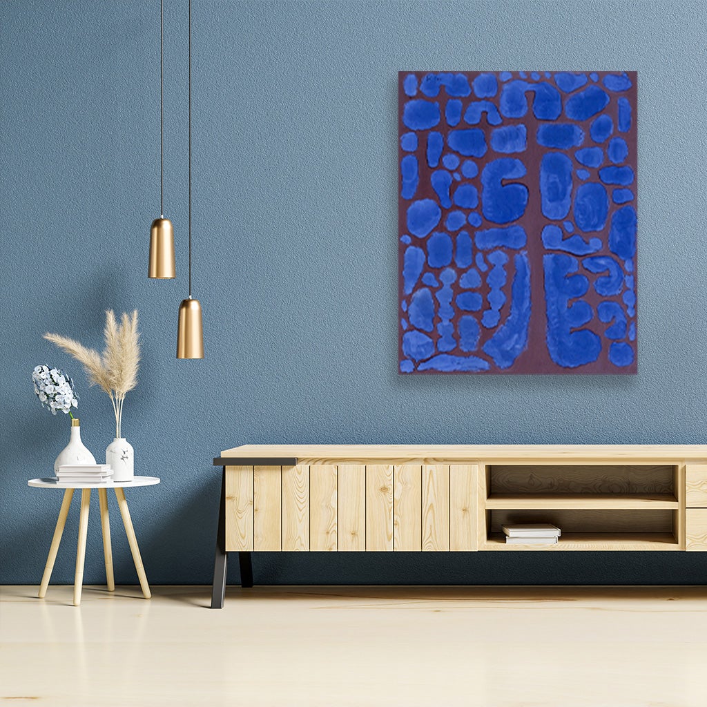 Late Evening Looking Out of the Woods painting - Meri Deewar 4 :5 Vertical Premium Wall Art Canvas by MeriDeewar