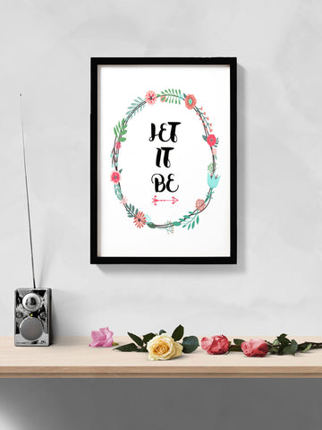 let-it-be Poster Poster A3 / Poster Premium Wall Art Canvas by MeriDeewar