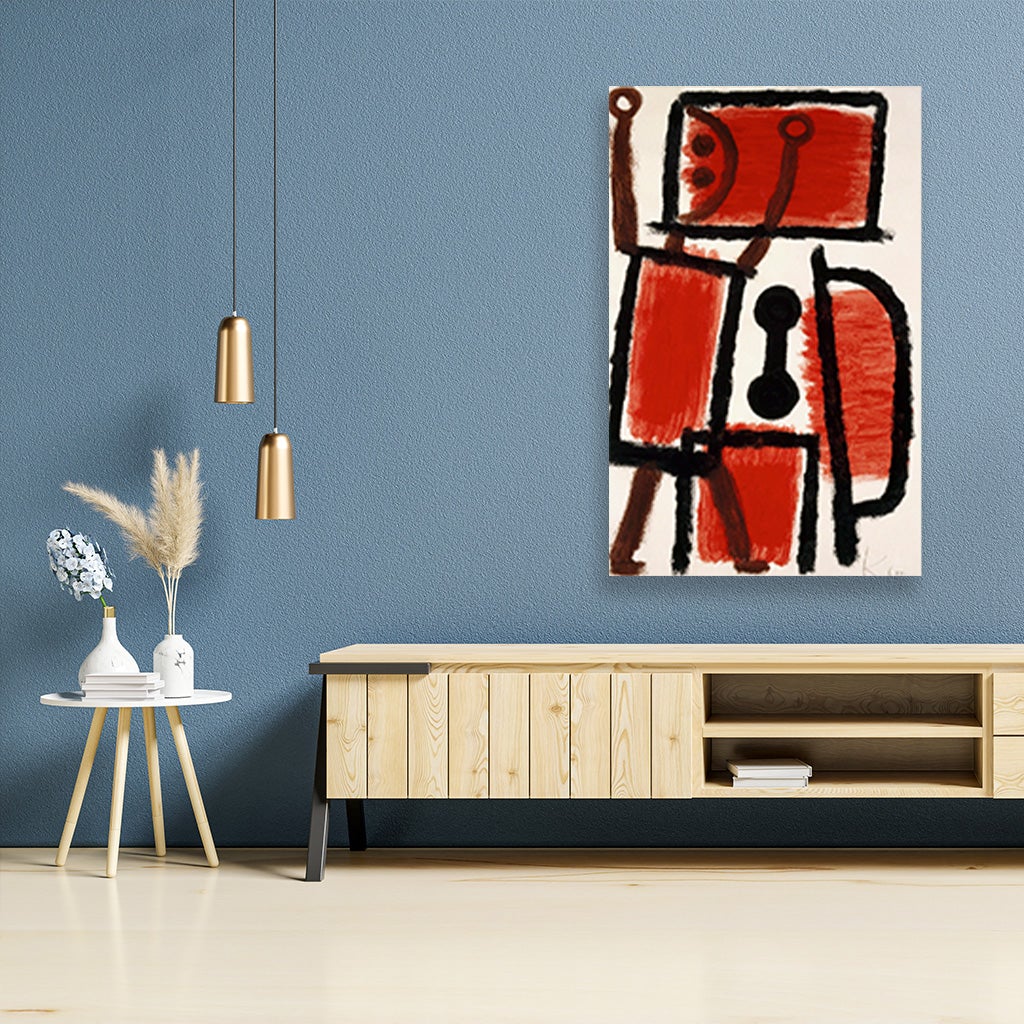 Locksmith painting - Meri Deewar 4 :5 Vertical Premium Wall Art Canvas by MeriDeewar