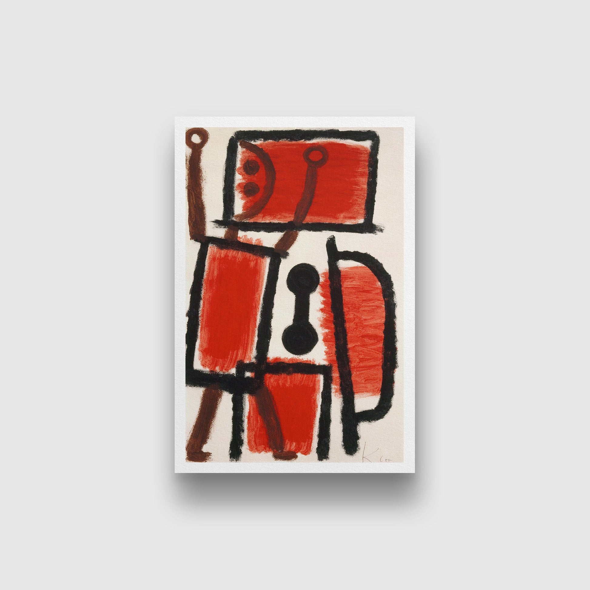 Locksmith painting - Meri Deewar 4 :5 Vertical Premium Wall Art Canvas by MeriDeewar