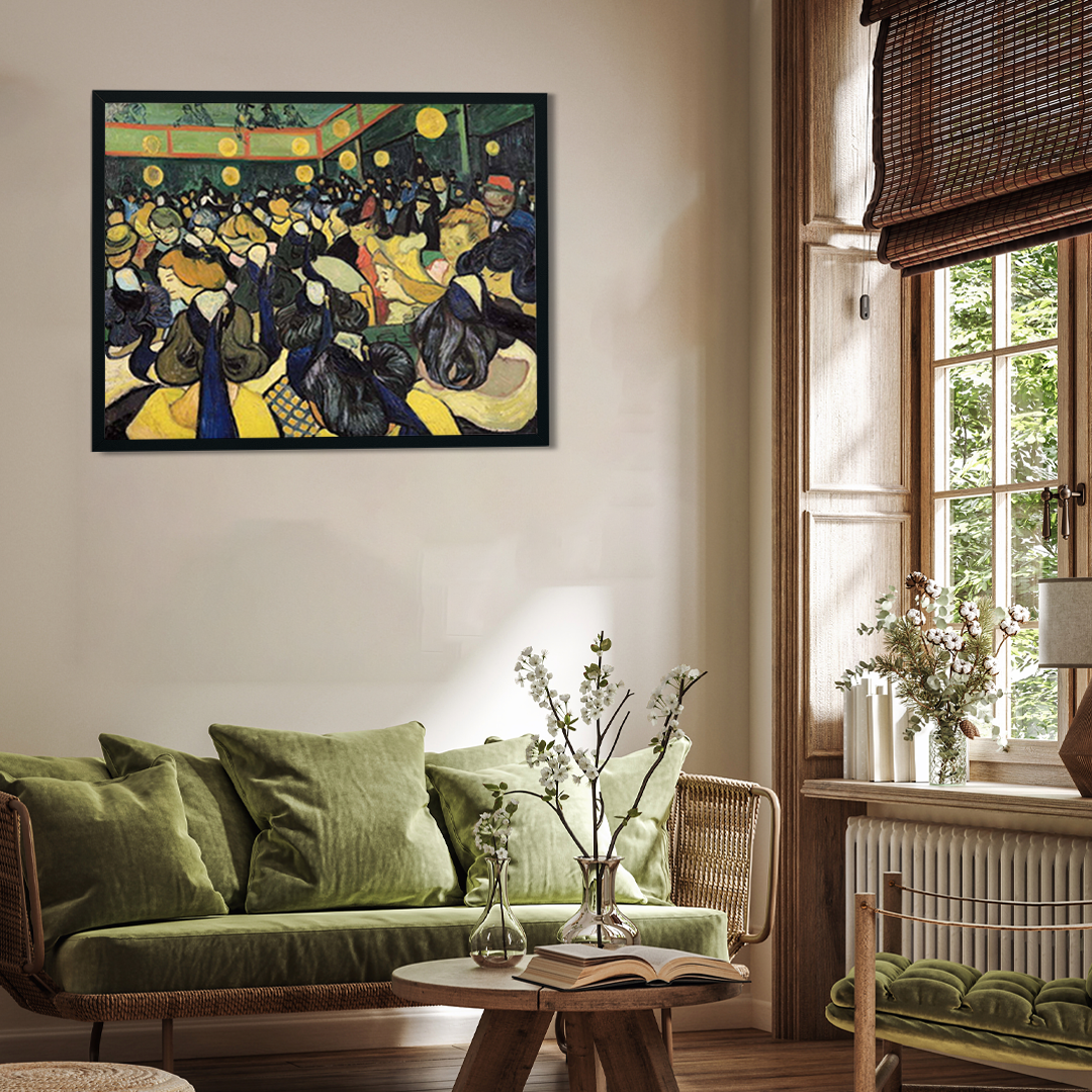 Louvre Abu Dhabi This Fall Painting 2 : 1 Horizontal Premium Wall Art Canvas by MeriDeewar