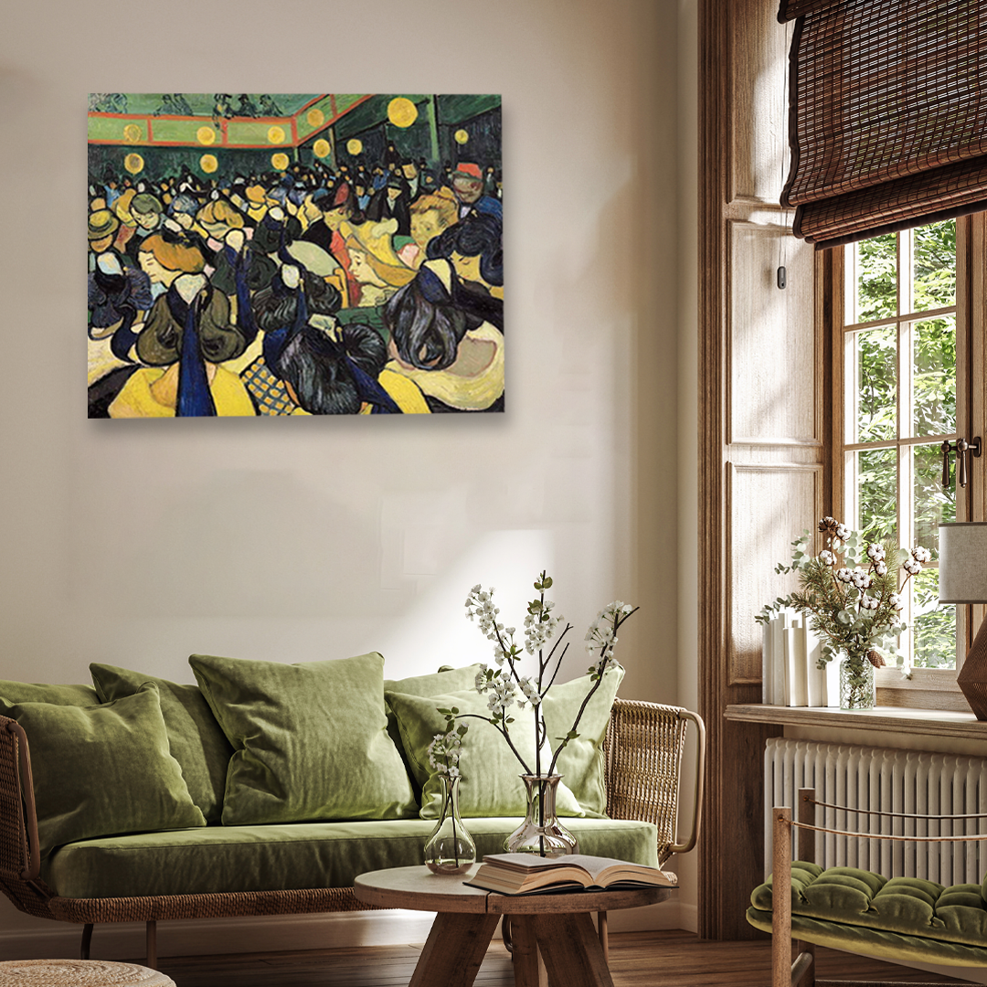 Louvre Abu Dhabi This Fall Painting 2 : 1 Horizontal Premium Wall Art Canvas by MeriDeewar