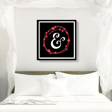Love Art Painting - Meri Deewar 1 : 1 Square Premium Wall Art Canvas by MeriDeewar