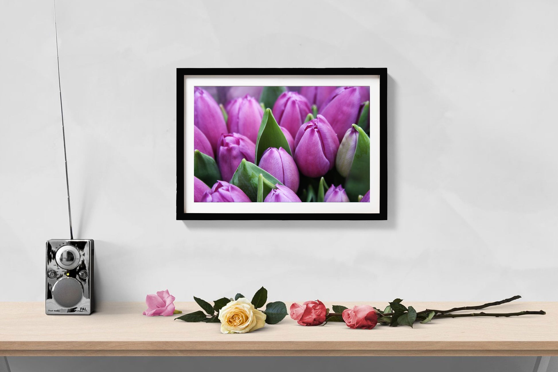 Love for Magenta Painting - Meri Deewar 3 : 2 Horizontal Premium Wall Art Canvas by MeriDeewar