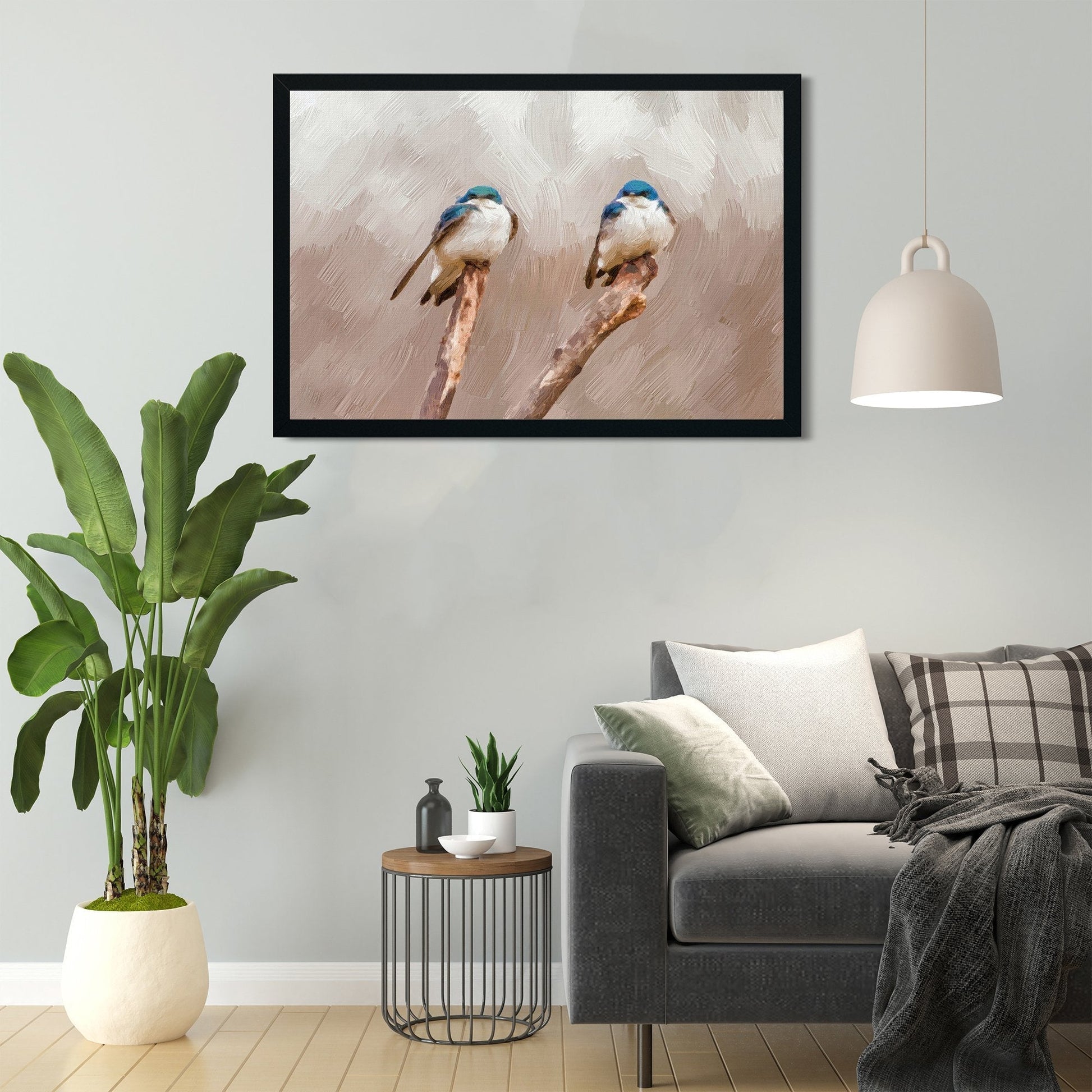 Lovely surrendering manner painting - Meri Deewar 4 : 3 Horizontal Premium Wall Art Canvas by MeriDeewar