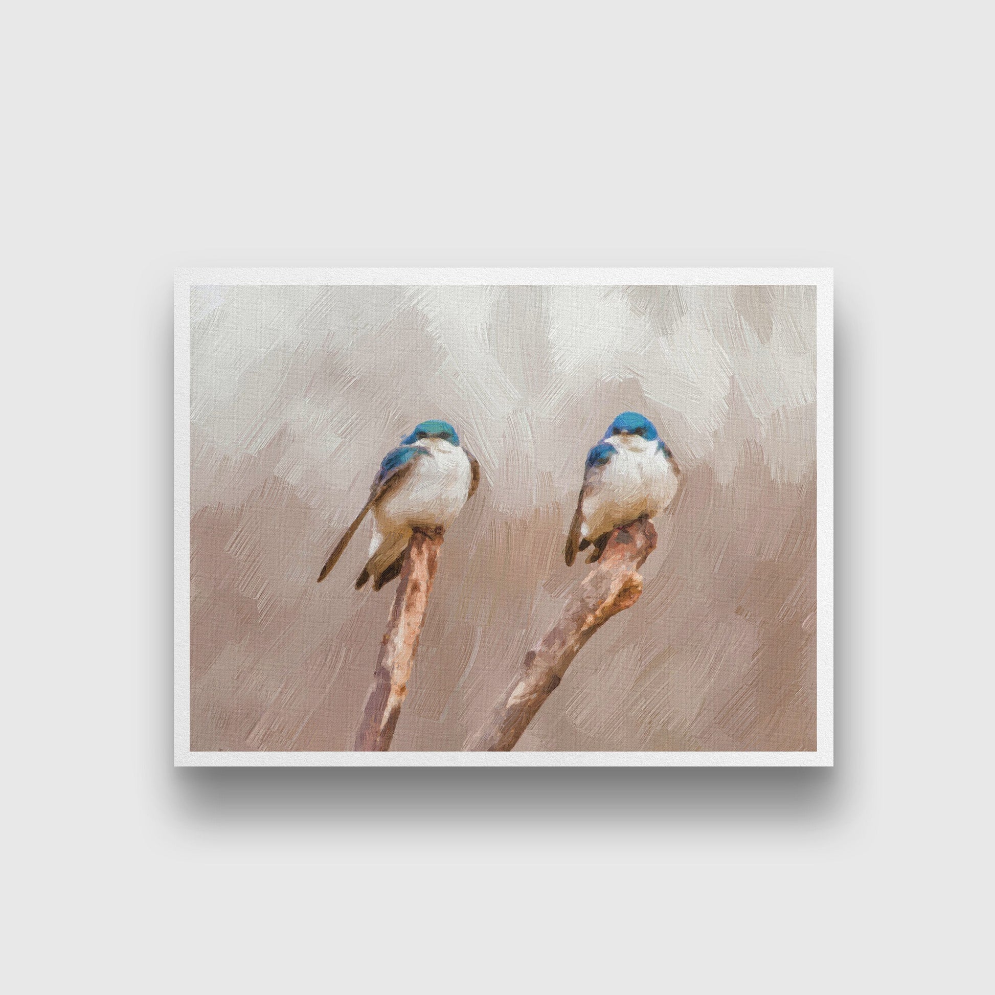 Lovely surrendering manner painting - Meri Deewar 4 : 3 Horizontal Premium Wall Art Canvas by MeriDeewar