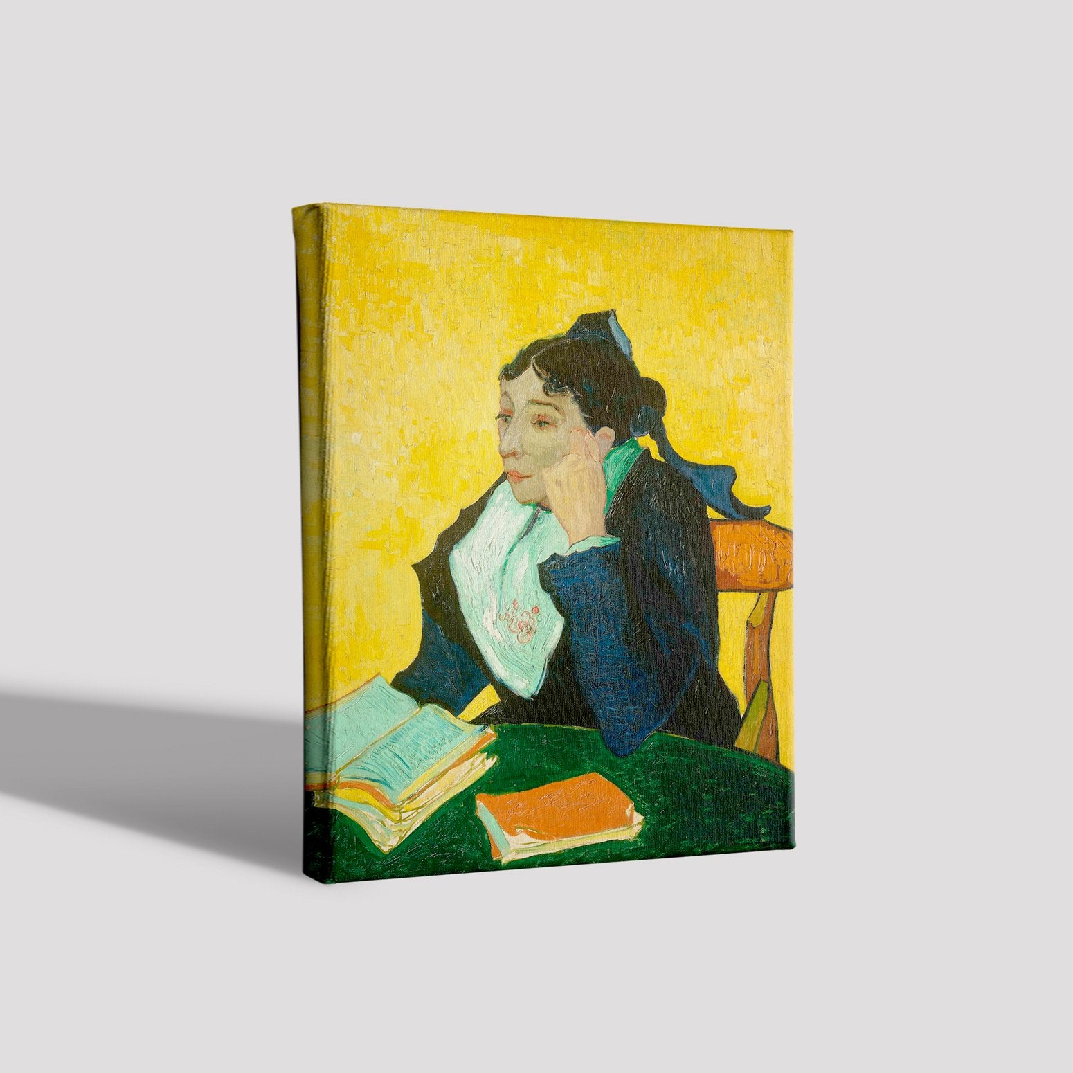 Madame Joseph Michel Ginoux By Van Gogh Painting - Meri Deewar 4 :5 Vertical Premium Wall Art Canvas by MeriDeewar