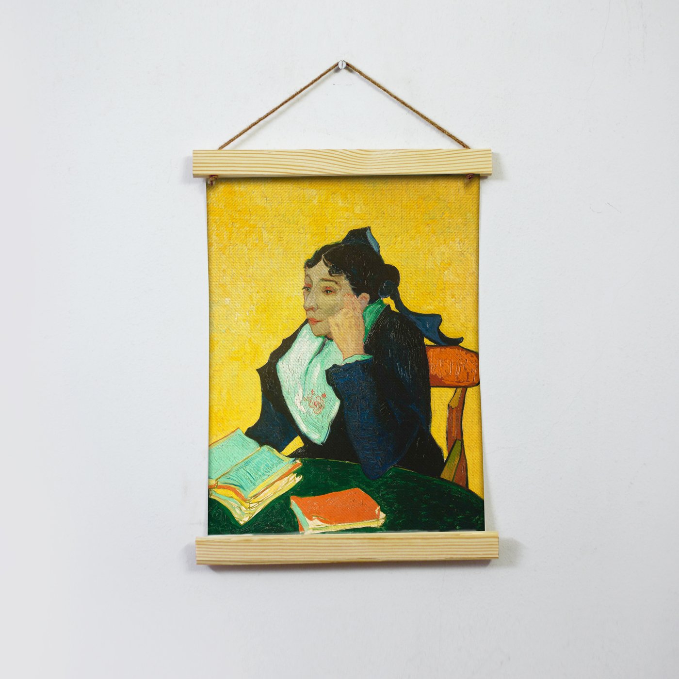 Madame JosephMichel Ginoux By Van Gogh Hanging Canvas Painting - Meri Deewar Hanging Canvas Premium Wall Art Canvas by MeriDeewar