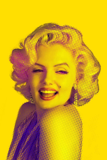 Marilyn Monroe Y Poster- Meri Deewar Poster A3 / Poster Premium Wall Art Canvas by MeriDeewar