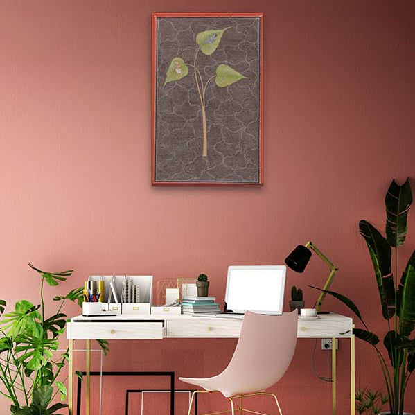 Markandeya Viewing Krishna in the Cosmic Ocean Painting 2 : 3 Vertical Premium Wall Art Canvas by MeriDeewar