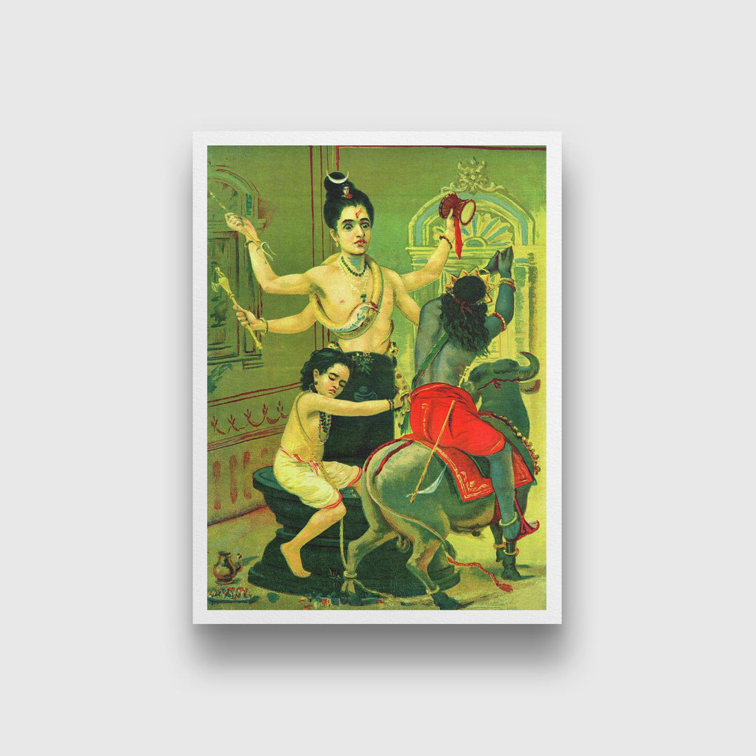 Markendaya Painting - Meri Deewar 4 X 5.5 Vertical Premium Wall Art Canvas by MeriDeewar