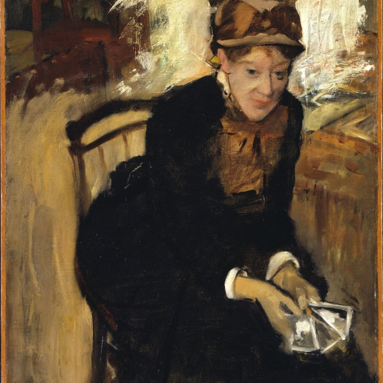 Mary Cassatt Painting - Meri Deewar 5 : 6 Vertical Premium Wall Art Canvas by MeriDeewar