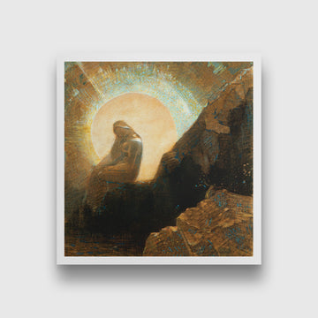 Melancholy painting 1 : 1 Square Premium Wall Art Canvas by MeriDeewar