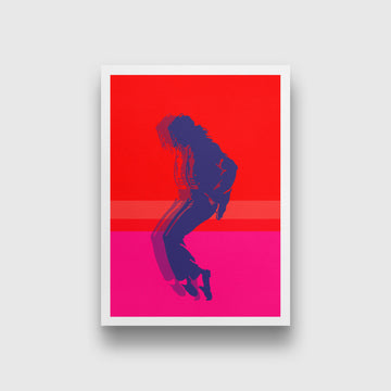 Michael Jackson Dance painting 3 : 4.2 Vertical Premium Wall Art Canvas by MeriDeewar