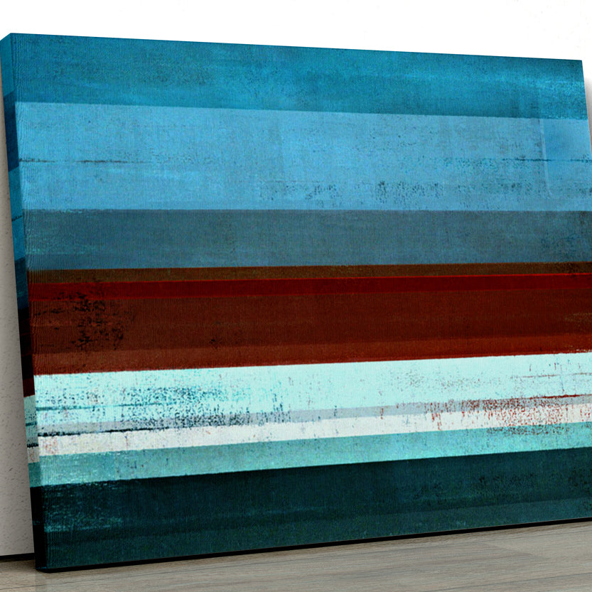 Minimalist Abstract Paintings 3 : 4 Vertical Premium Wall Art Canvas by MeriDeewar