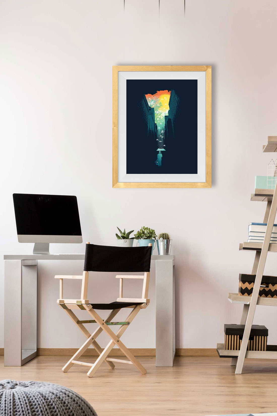 Minimalist Painting - Meri Deewar 2 : 3 Vertical Premium Wall Art Canvas by MeriDeewar