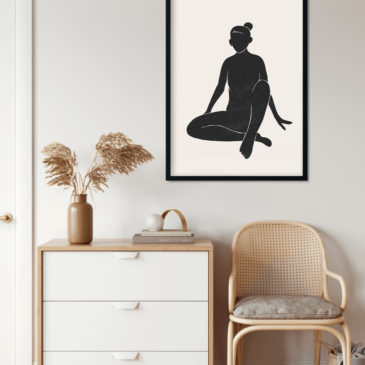 Miracle of earth Painting 4 X 5.5 Vertical Premium Wall Art Canvas by MeriDeewar