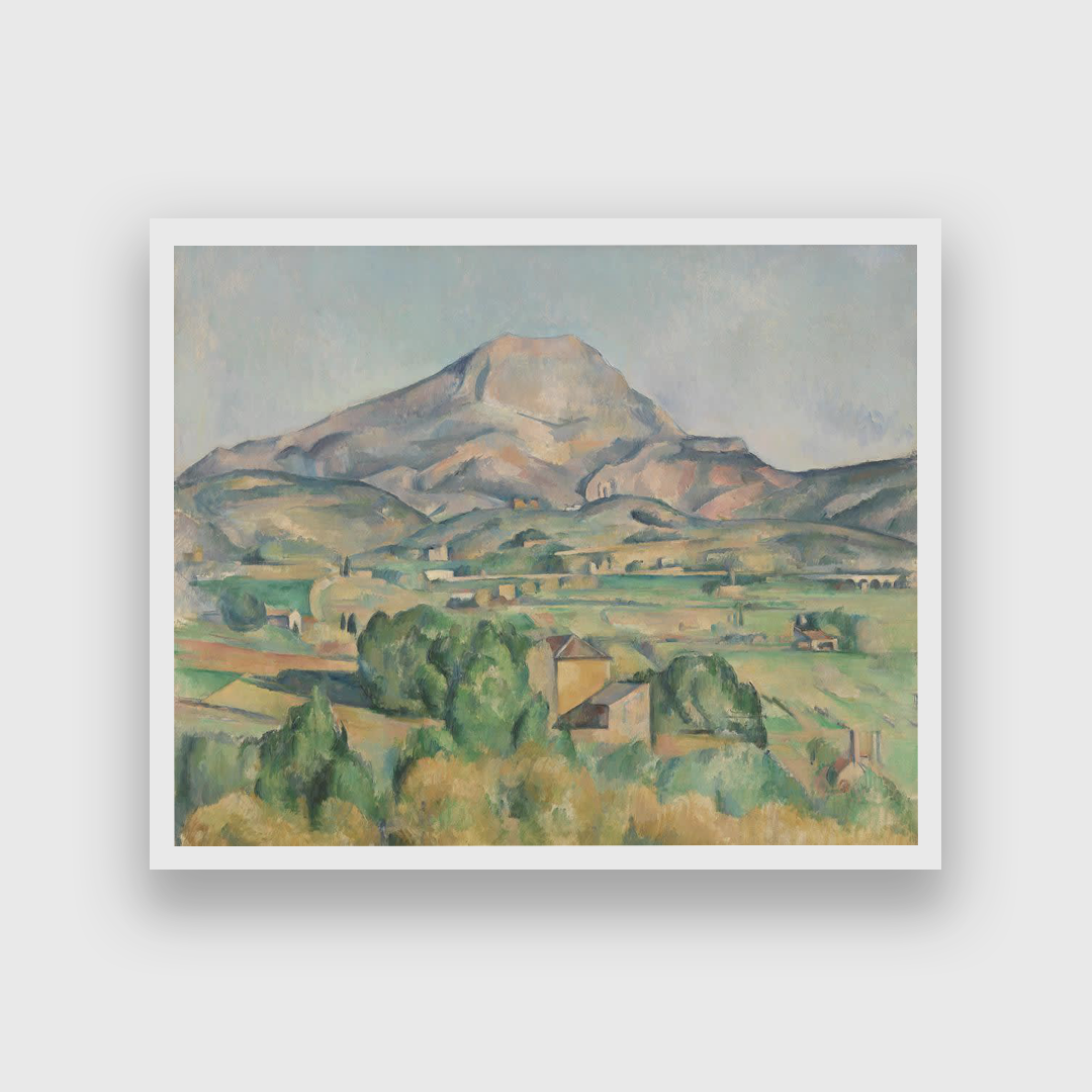 Montagne Sainte-Victoire Painting 5 : 4 Horizontal Premium Wall Art Canvas by MeriDeewar