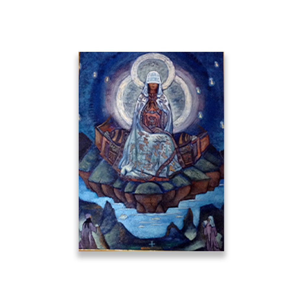 Mother of the world Painting - Meri Deewar 3 : 4.2 Vertical Premium Wall Art Canvas by MeriDeewar