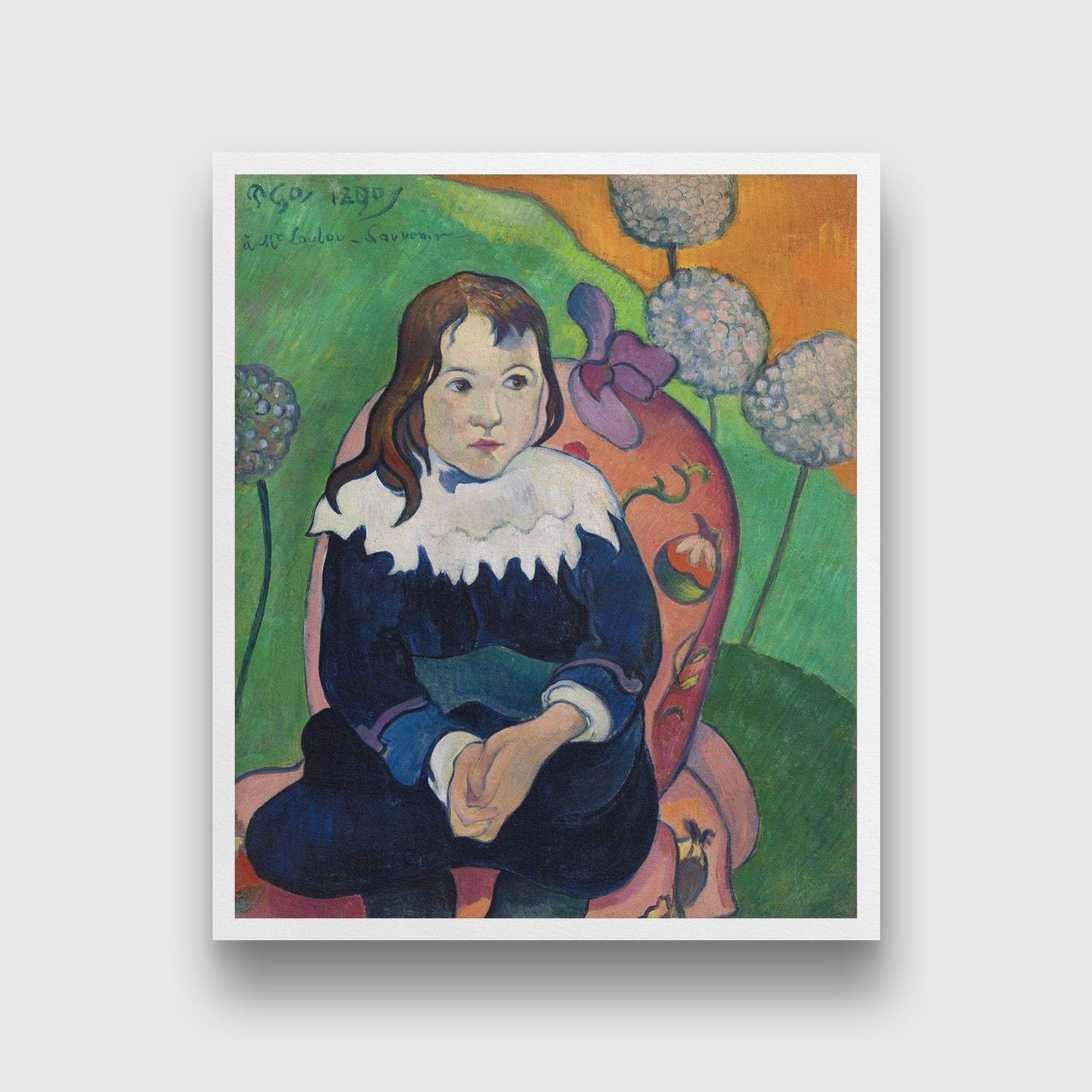 Mr. Loulou Painting - Meri Deewar 5 : 6 Vertical Premium Wall Art Canvas by MeriDeewar