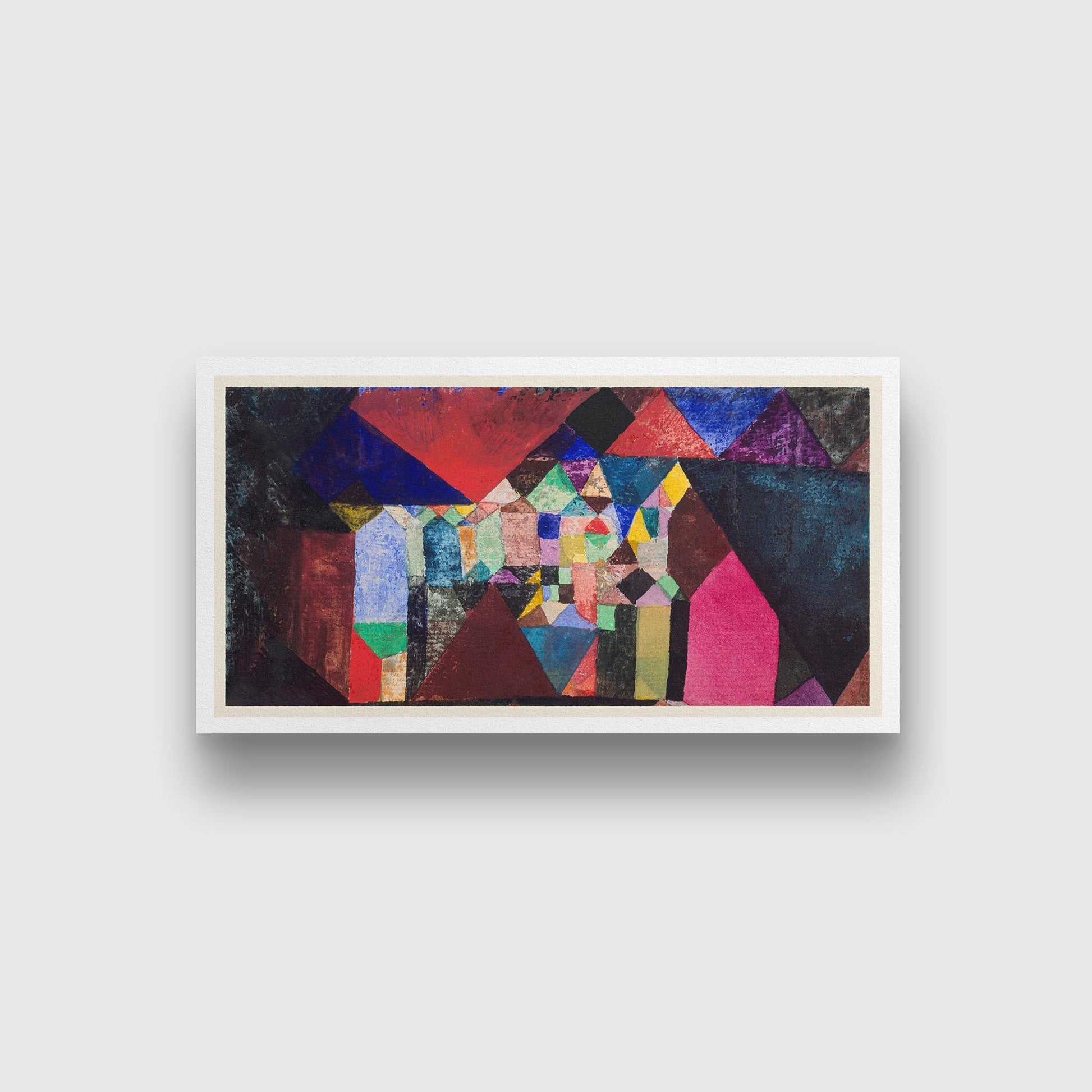 Municipal Jewel painting - Meri Deewar 2 : 3 Vertical Premium Wall Art Canvas by MeriDeewar