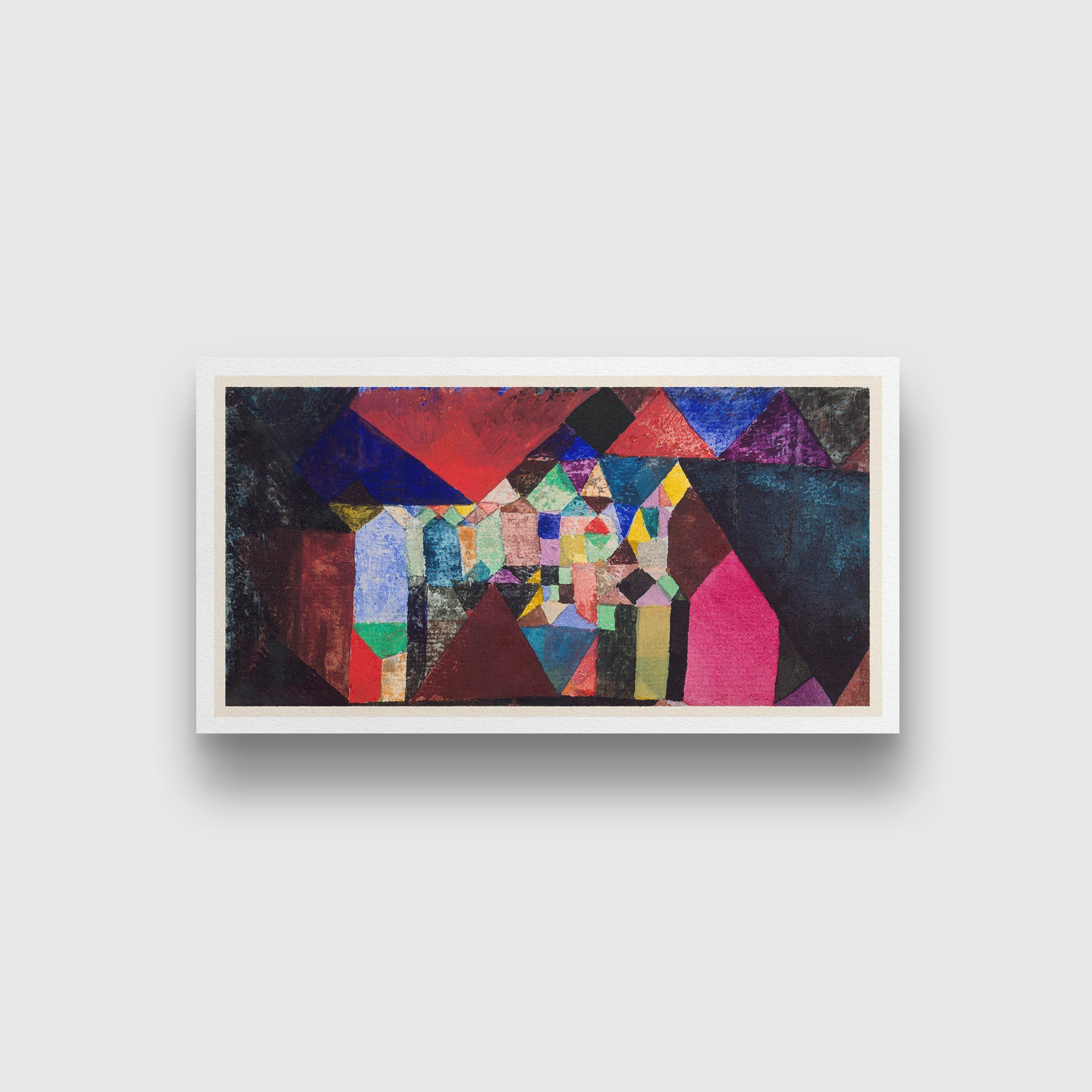 Municipal Jewel painting - Meri Deewar 2 : 3 Vertical Premium Wall Art Canvas by MeriDeewar