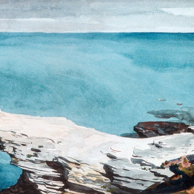 Natural Bridge Bermuda painting - Meri Deewar 3 : 2 Horizontal Premium Wall Art Canvas by MeriDeewar