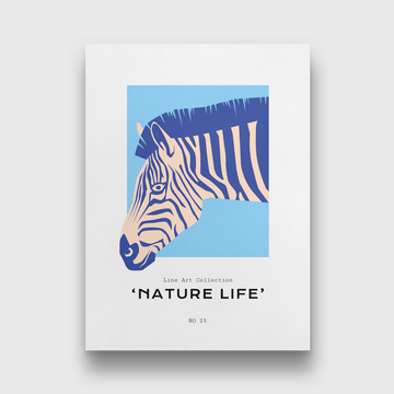 Nature life minimalistic poster Painting 3 : 4.2 Vertical Premium Wall Art Canvas by MeriDeewar