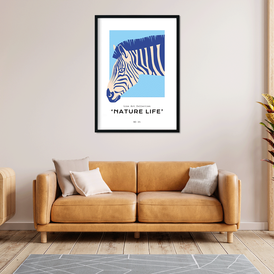 Nature life minimalistic poster Painting 3 : 4.2 Vertical Premium Wall Art Canvas by MeriDeewar