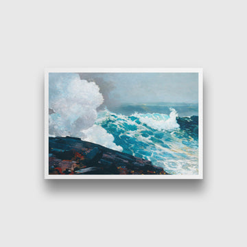 Northeaster painting - Meri Deewar 3 : 2 Horizontal Premium Wall Art Canvas by MeriDeewar