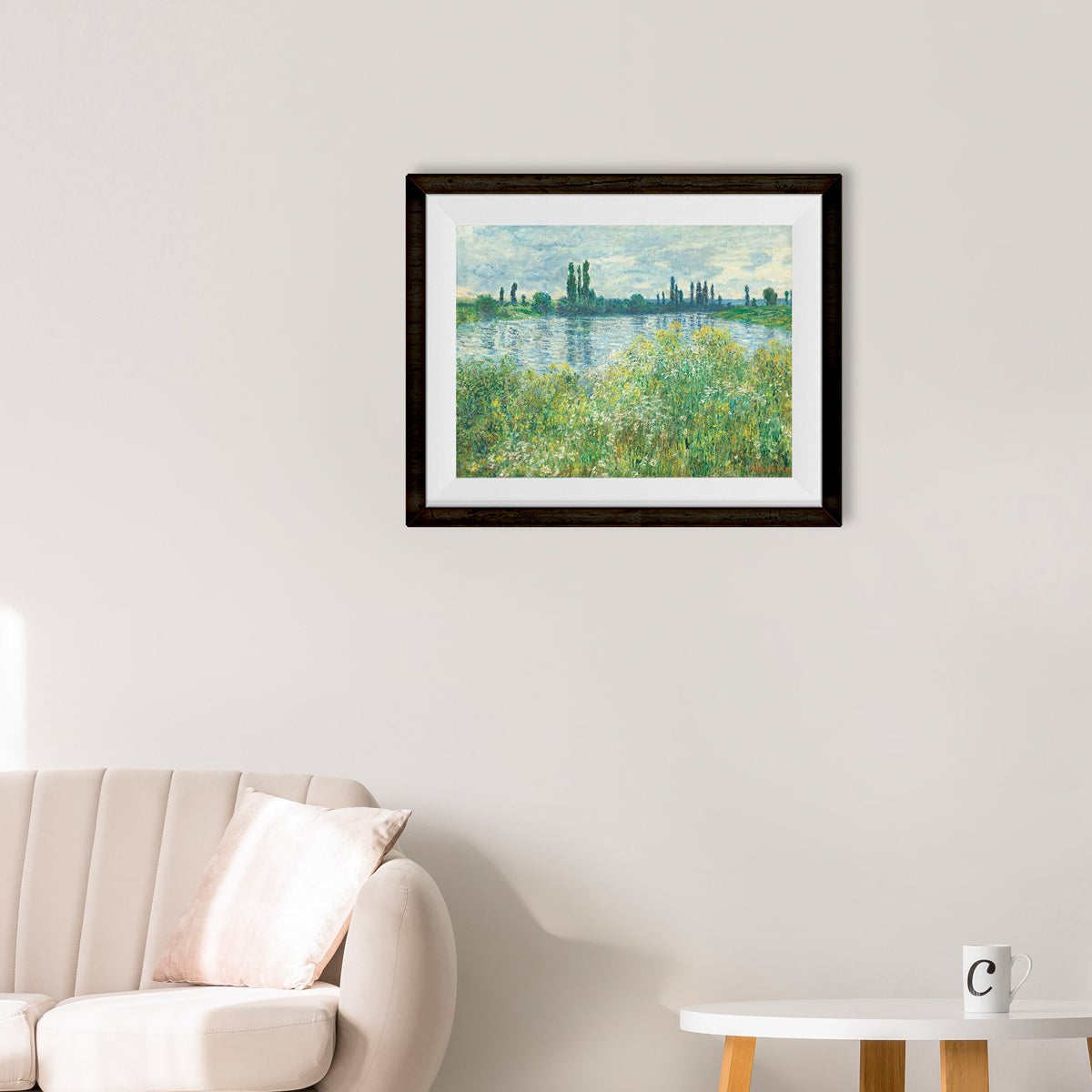 Oil Painting By Claude Monet Painting - Meri Deewar 4 : 3 Horizontal Premium Wall Art Canvas by MeriDeewar