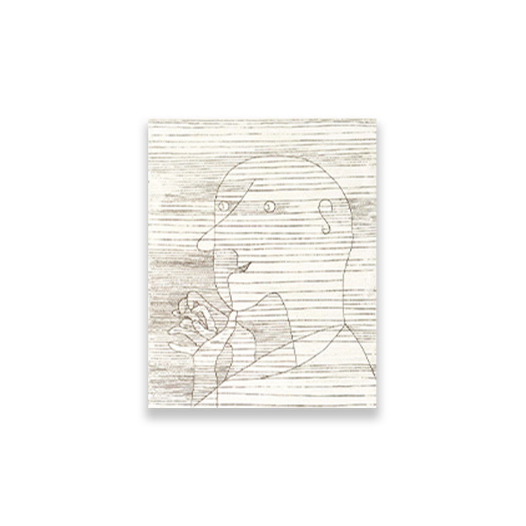 Old Man Counting on his Fingers painting - Meri Deewar 4 :5 Vertical Premium Wall Art Canvas by MeriDeewar