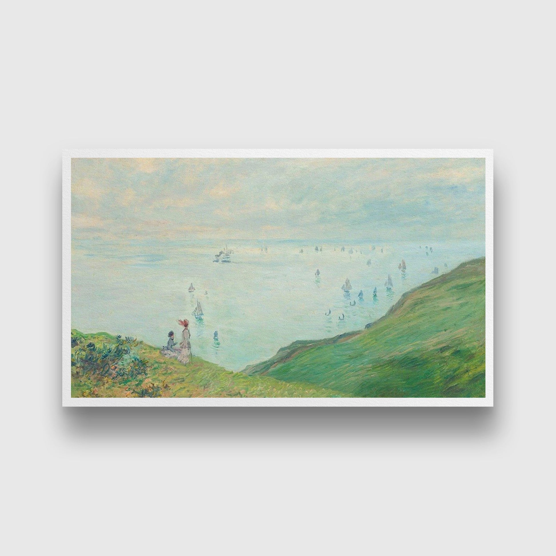 Painting By Claude Monet - Meri Deewar 4 : 3 Horizontal Premium Wall Art Canvas by MeriDeewar