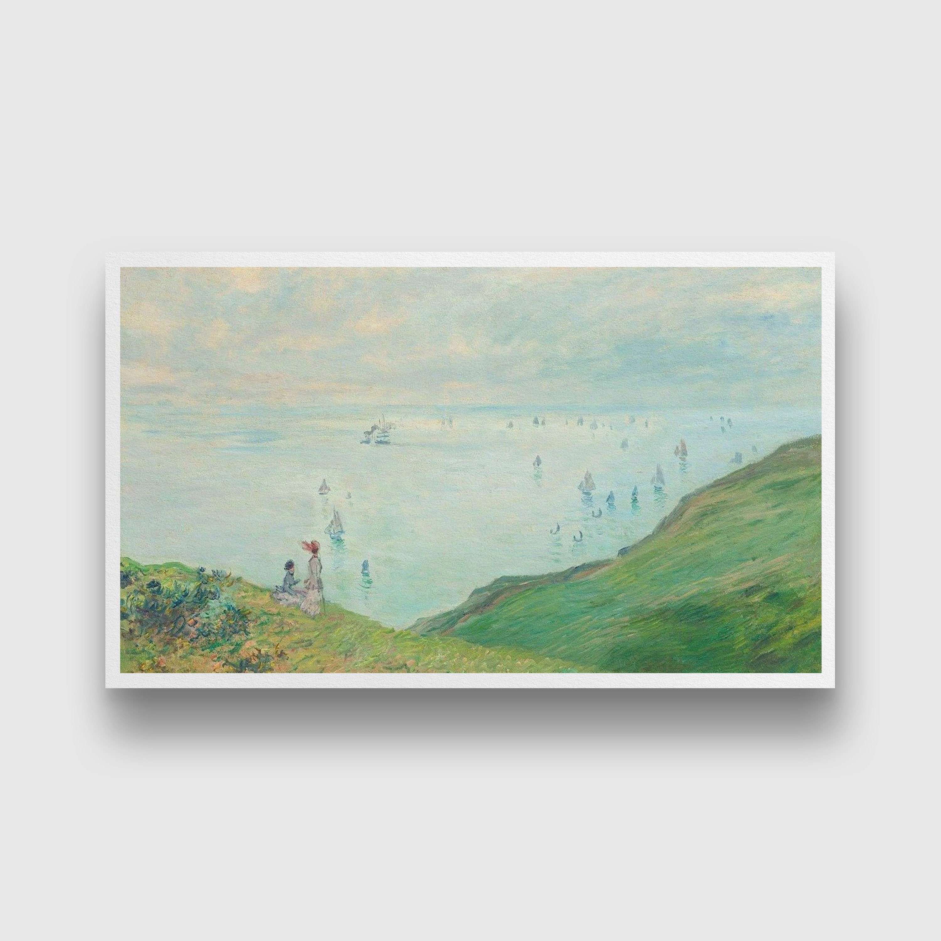 Painting By Claude Monet - Meri Deewar 4 : 3 Horizontal Premium Wall Art Canvas by MeriDeewar