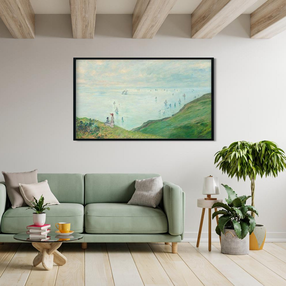 Painting By Claude Monet - Meri Deewar 4 : 3 Horizontal Premium Wall Art Canvas by MeriDeewar