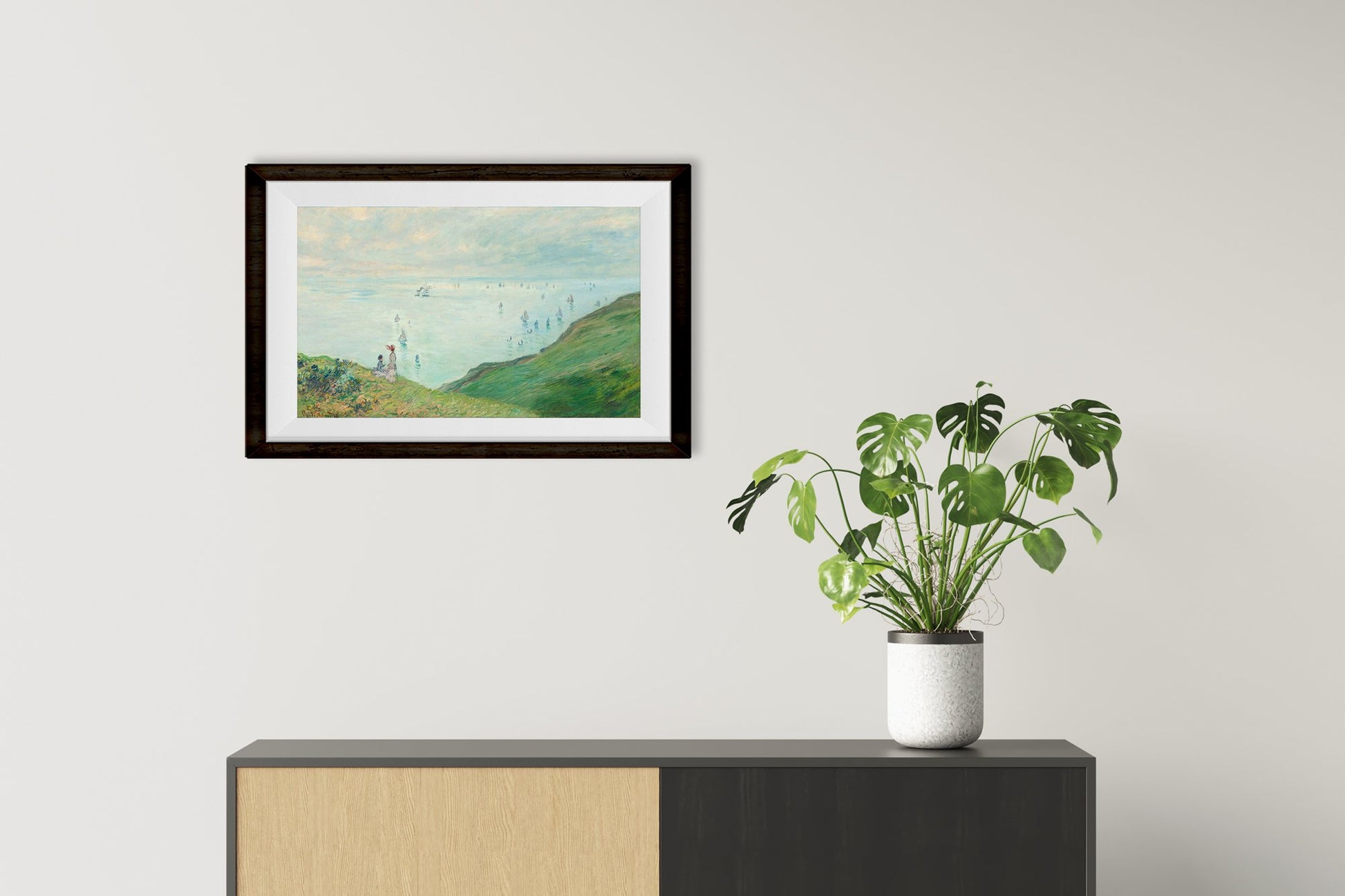 Painting By Claude Monet - Meri Deewar 4 : 3 Horizontal Premium Wall Art Canvas by MeriDeewar