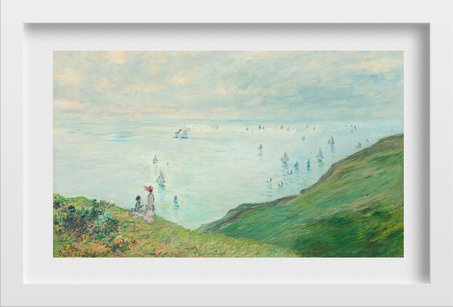 Painting By Claude Monet - Meri Deewar 4 : 3 Horizontal Premium Wall Art Canvas by MeriDeewar
