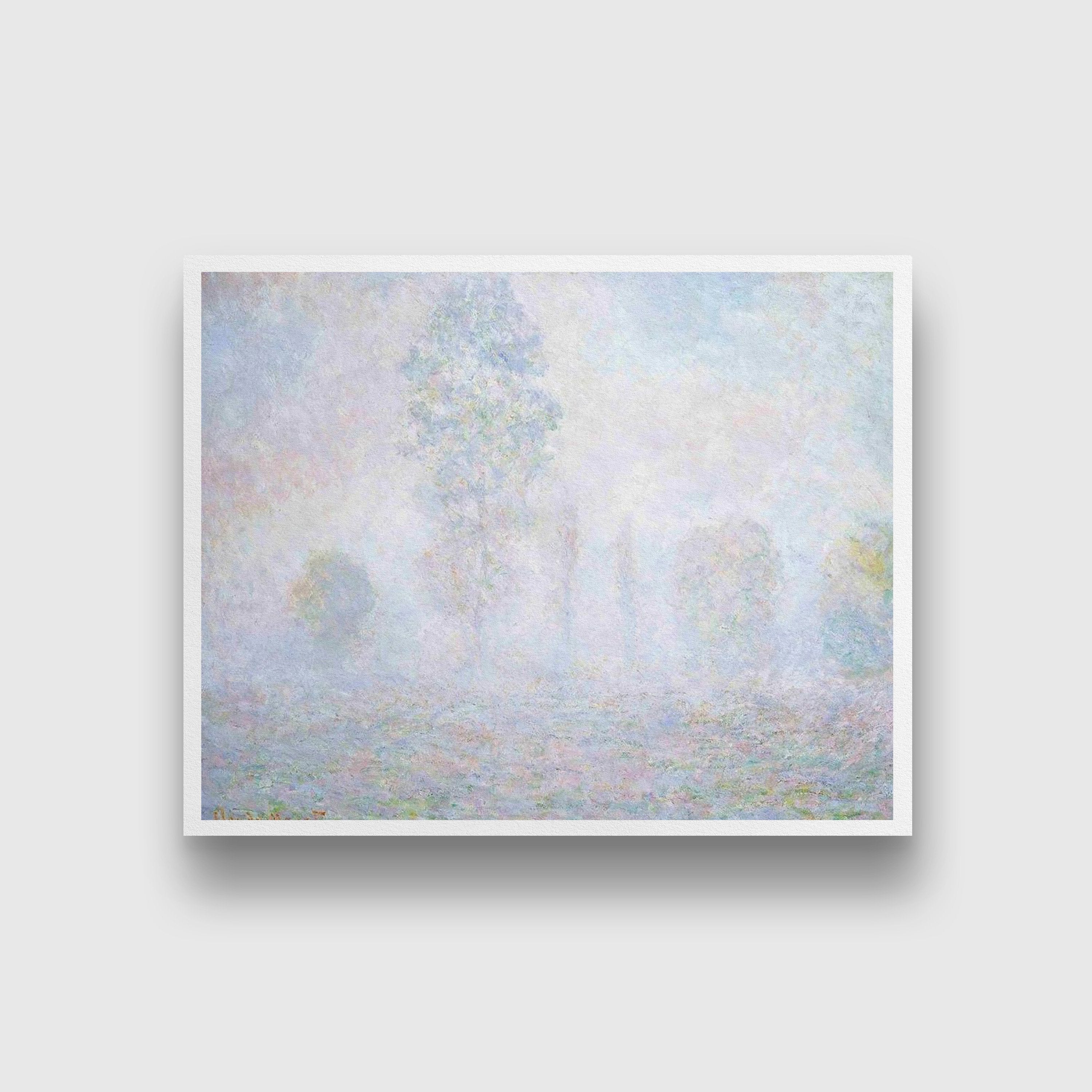 Painting By Claude Monet - Meri Deewar 5 : 4 Horizontal Premium Wall Art Canvas by MeriDeewar