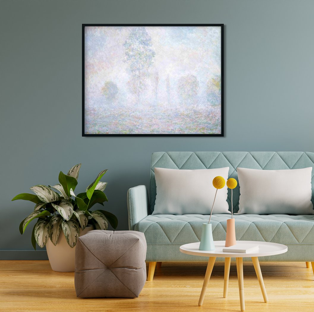 Painting By Claude Monet - Meri Deewar 5 : 4 Horizontal Premium Wall Art Canvas by MeriDeewar