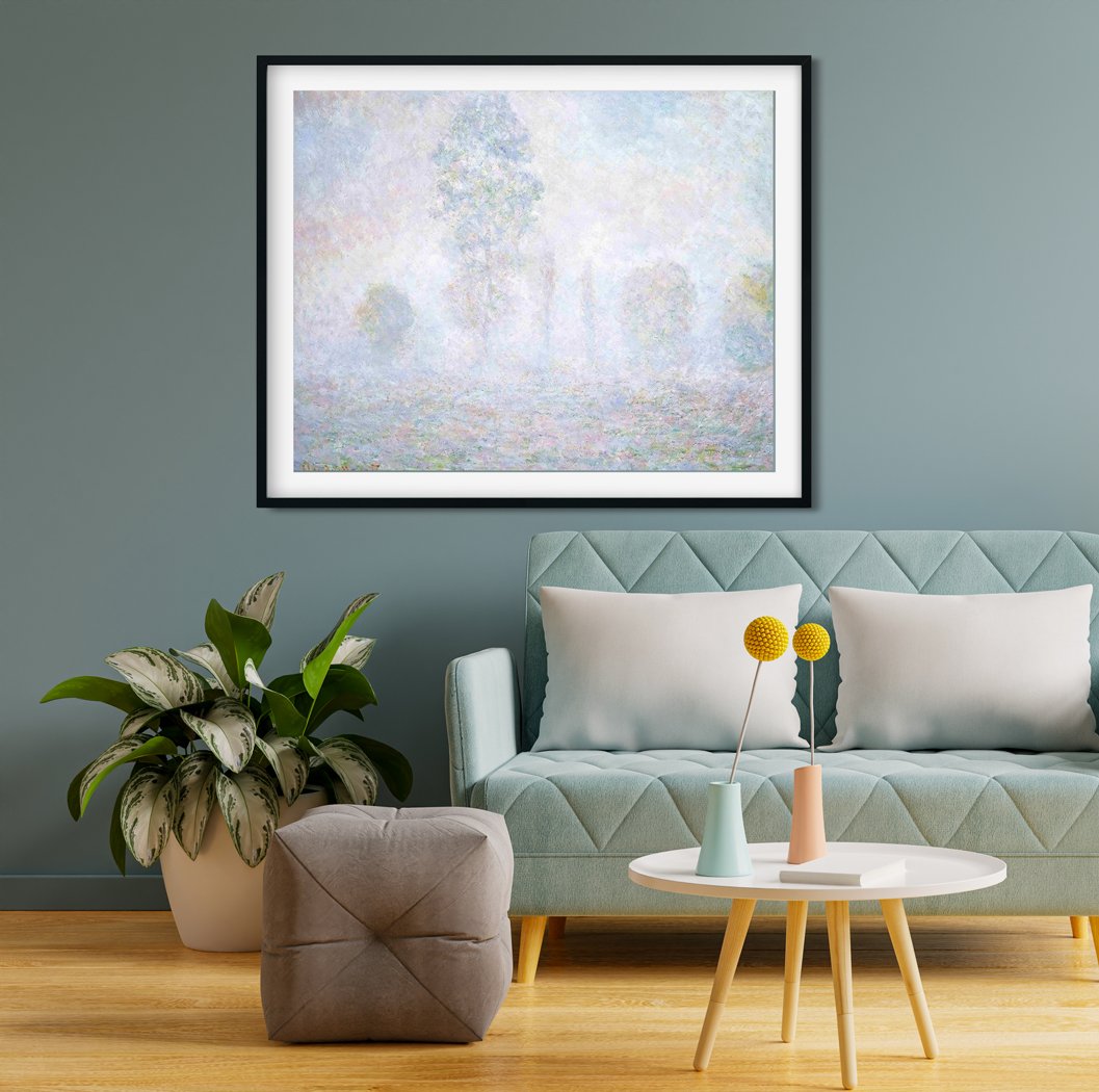 Painting By Claude Monet - Meri Deewar 5 : 4 Horizontal Premium Wall Art Canvas by MeriDeewar