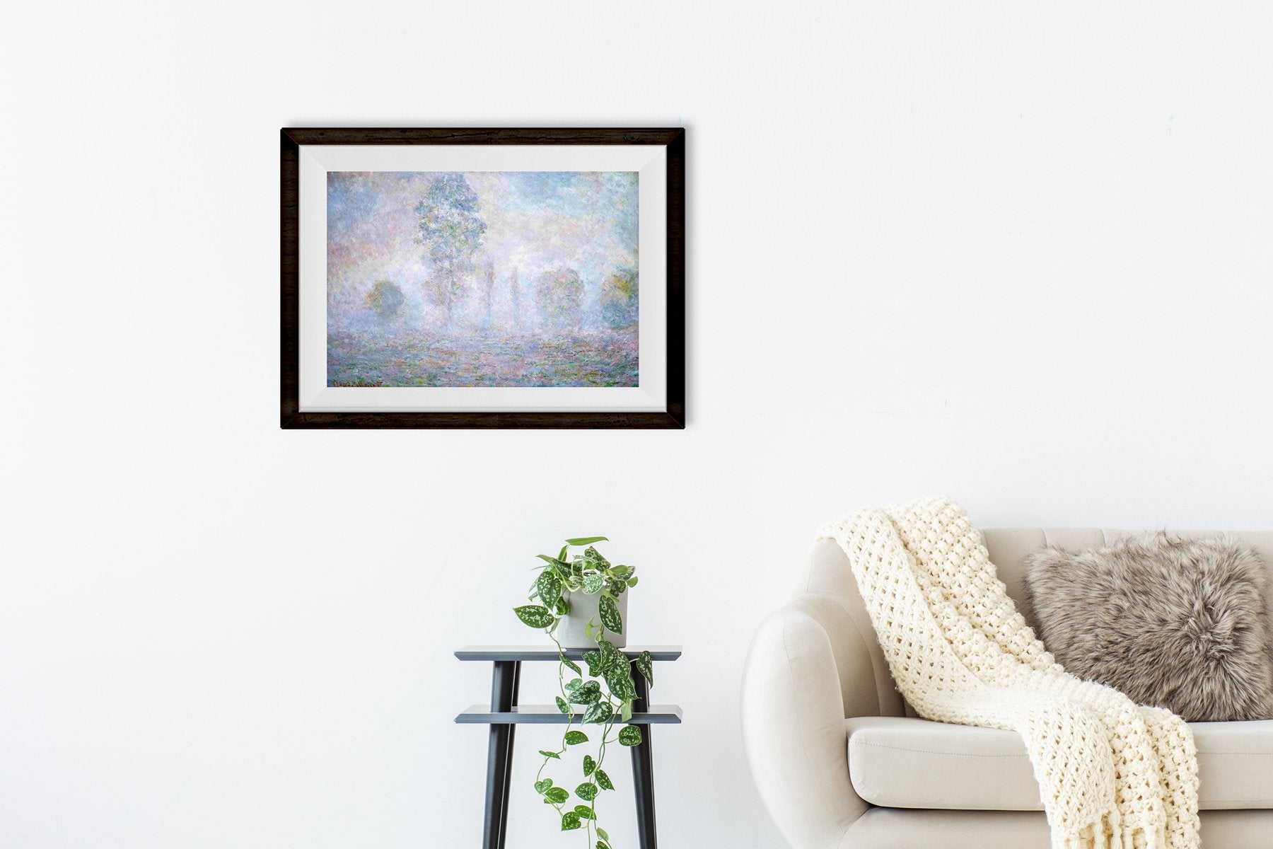 Painting By Claude Monet - Meri Deewar 5 : 4 Horizontal Premium Wall Art Canvas by MeriDeewar