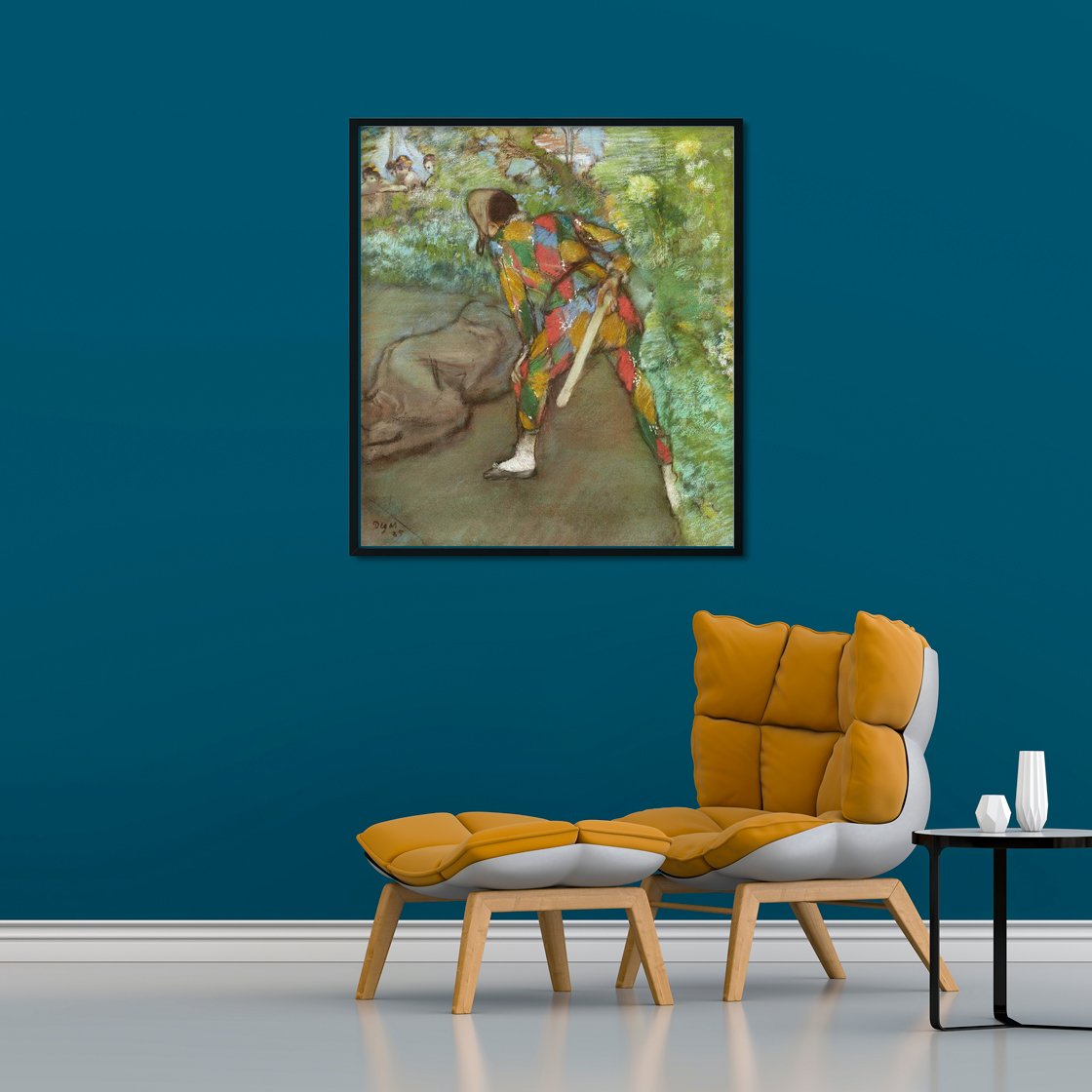 Painting - Meri Deewar 1 : 1 Square Premium Wall Art Canvas by MeriDeewar