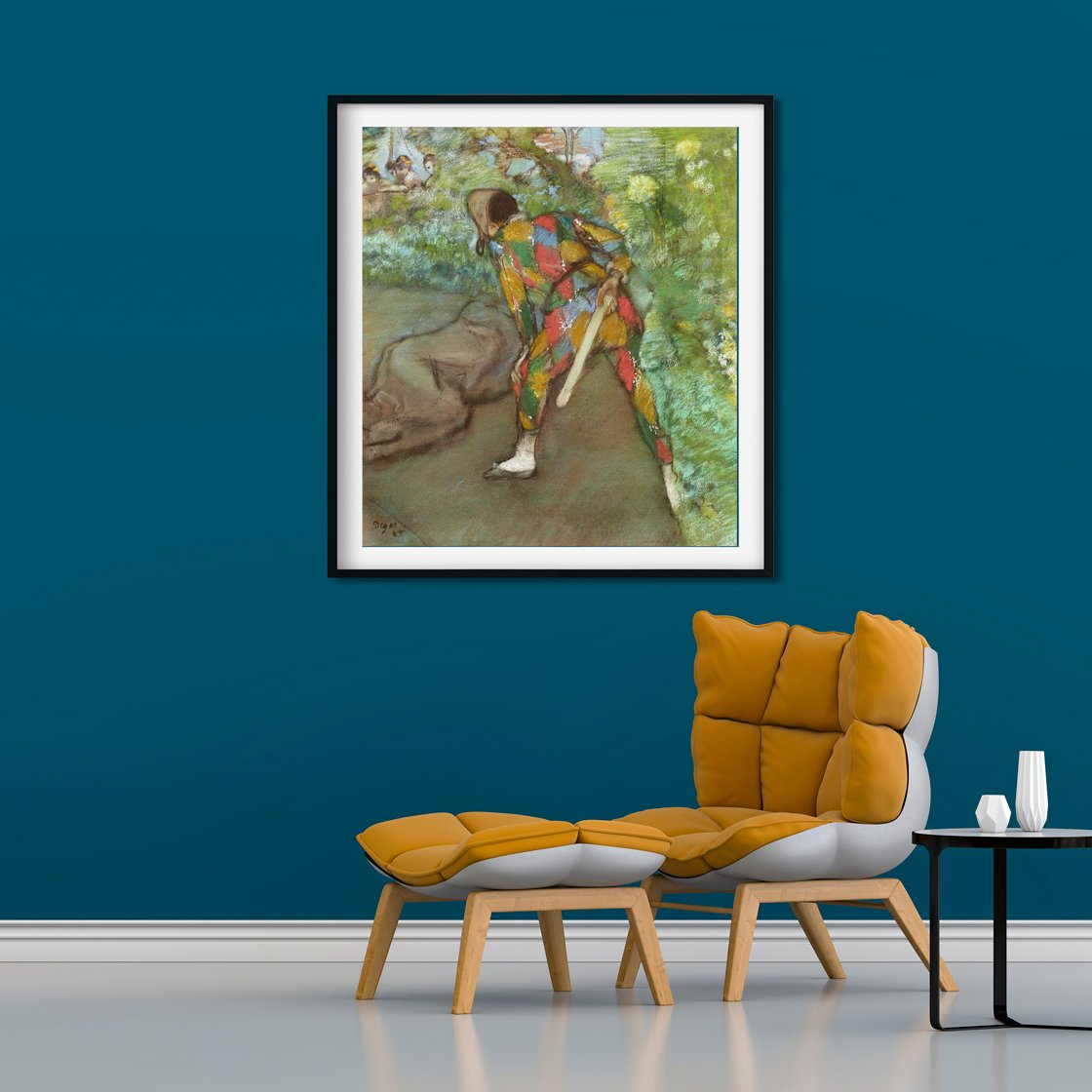 Painting - Meri Deewar 1 : 1 Square Premium Wall Art Canvas by MeriDeewar