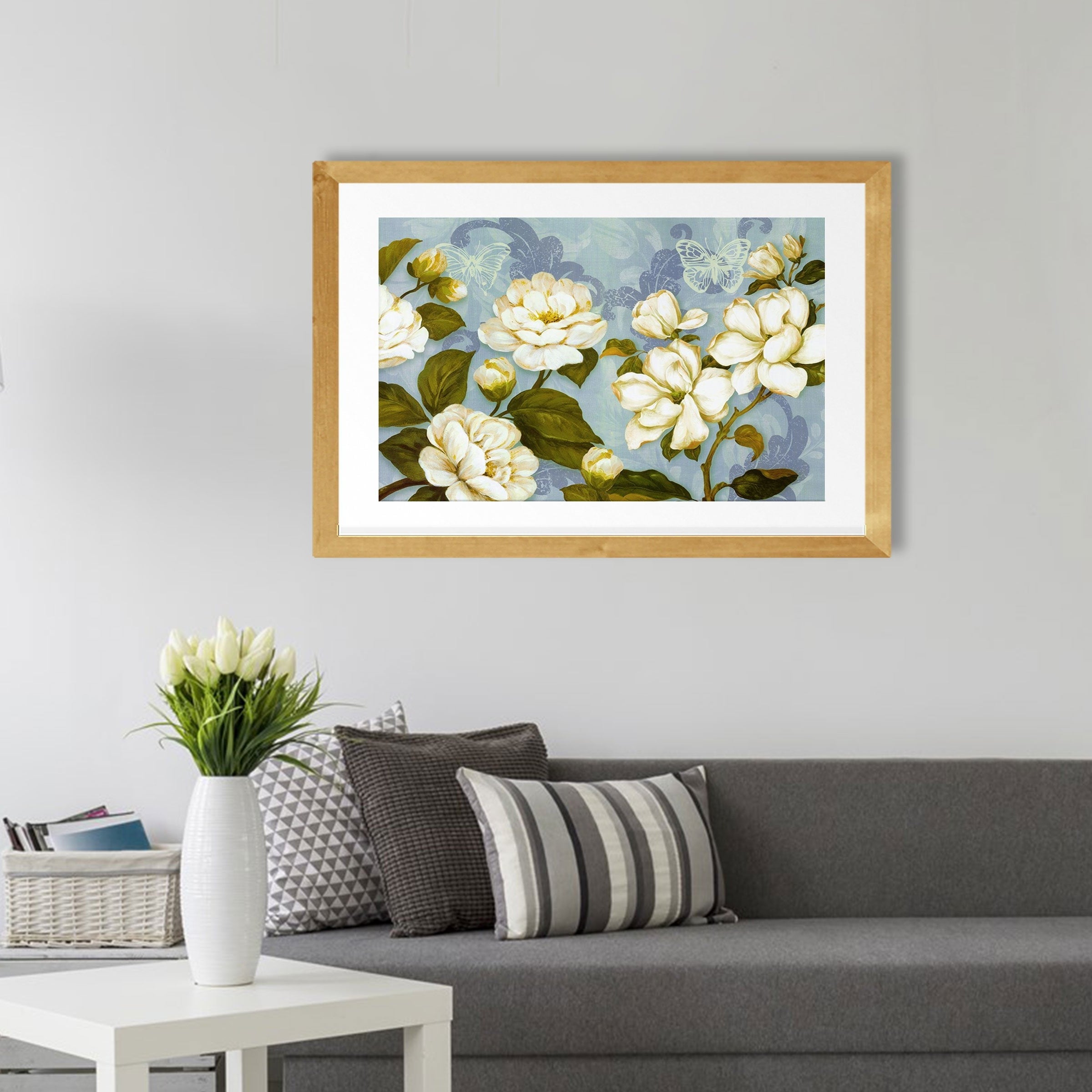 Pamela Gladding's Painting - Meri Deewar 3 : 2 Horizontal Premium Wall Art Canvas by MeriDeewar