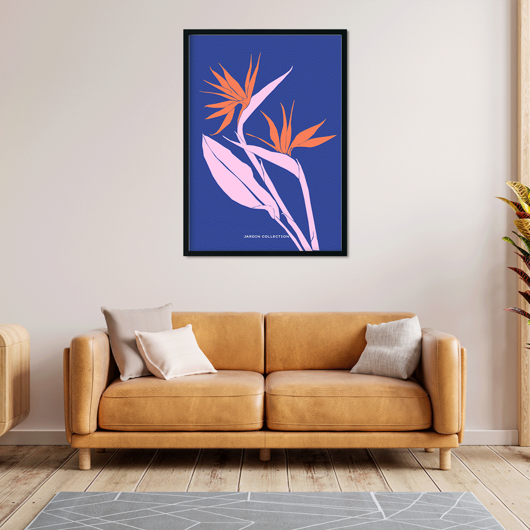 Paradise Painting 3 : 4.2 Vertical Premium Wall Art Canvas by MeriDeewar