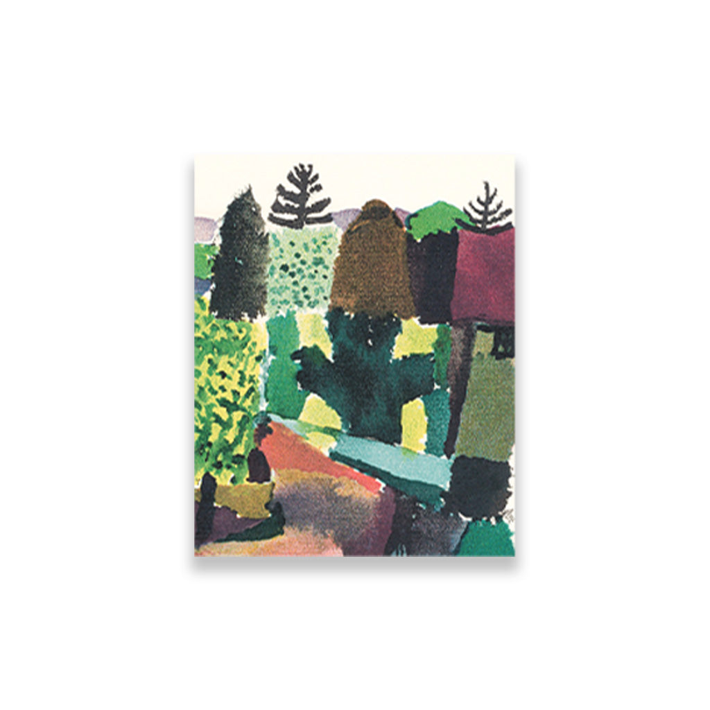 Park painting - Meri Deewar 1 : 1 Square Premium Wall Art Canvas by MeriDeewar